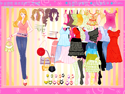 Dressup ragazza occhiolino