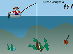 Grande diversão de pesca