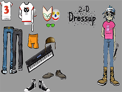 2-D Gorillaz Dress Up