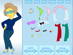 Simpsons Mrs. K Dress Up