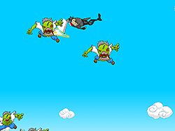 Super Ninja Skydiving e Zombies