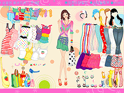 Dressup per ragazza dal sorriso affascinante