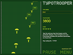 Paratrooper Typing