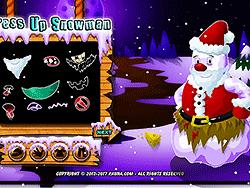 Merry Snowman Dressup