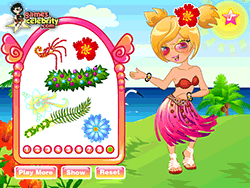 Dressup con gonne hawaiane