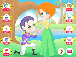 Одевание принца и принцессы
