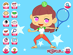 Tenisçi Kız Giydirme