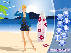 Одевалка для серфинга в раю