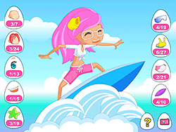 Surfing Girl's Extreme Sportswear