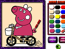 colorear peppa pig