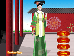 Chinese Girl Traditional Dance