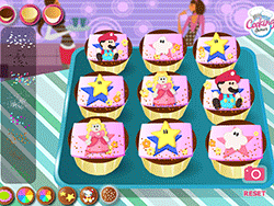 Aangepaste cartooncupcakes