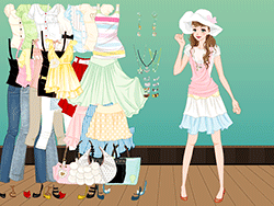 Girly Sweet Style Dressup