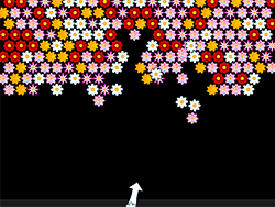 Atirador de bolhas de flores