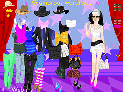 Dressup glamour per il guardaroba