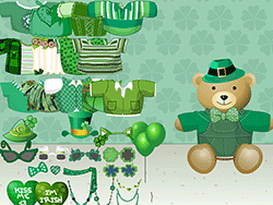 St. Patrick's Bear Dressup