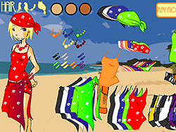 Линда на пляже: наряды