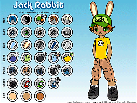 Habillage de Jack Rabbit