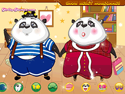Vestir Panda Fofo