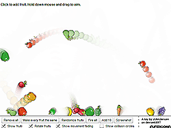 Física do Círculo de Frutas!