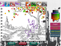 Fun Flash Drawing Game