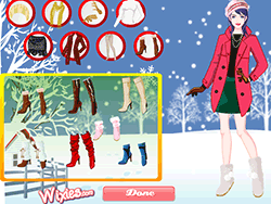 Winter Girl's Holiday Dress-Up