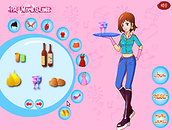 Barmaid Dress-Up Game