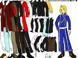 Habillage d'Edward Elric