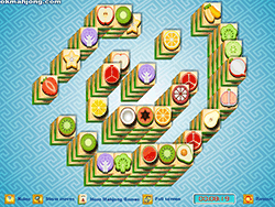 Mahjong aux fruits : Mahjong en spirale