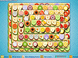 Obst-Mahjong: Quadratisches Mahjong
