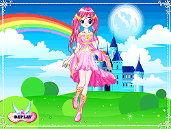 Rainbow Princess Dress Up