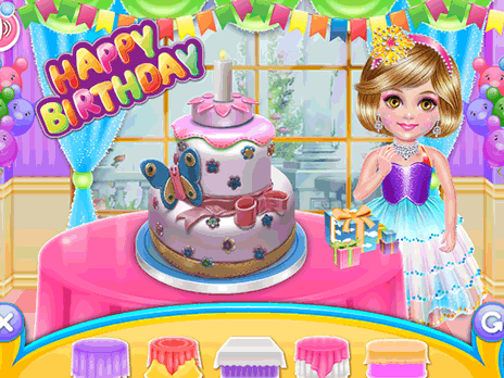 Festa con la torta di compleanno di Marlee