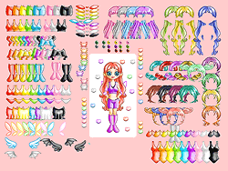 Pixel Girl Dress Up