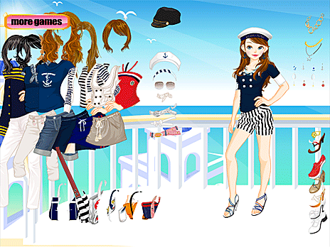 Sue a bordo di Dressup