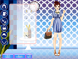 Kariertes Mode-Dressup