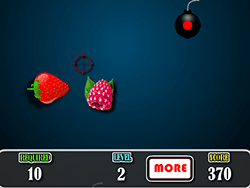 Juego de disparos de frutas