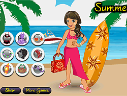 Beach Girl Dress Up