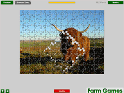 Highland Cow Jigsaw Puzzle