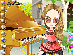 Fashion Diva's Piano Performance