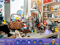 Find the Hidden Objects in Messy Dining Table