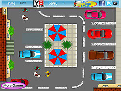 Juego de aparcamiento de coches en la ciudad