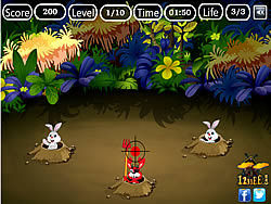 Chasse au lapin diable