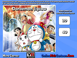 Quebra-cabeça Doraemon