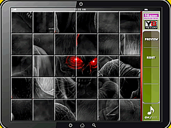 Puzzle effrayant d'Halloween