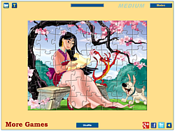 Prinses Mulan puzzel