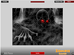 Puzzle di zombi spaventosi