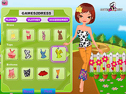 Blumen-Trend-Dressup