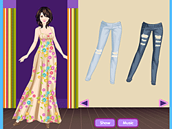 언덕과 해변 패션 Dressup