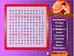 American Cities Word Search