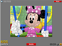 Quebra-cabeças da Minnie Mouse